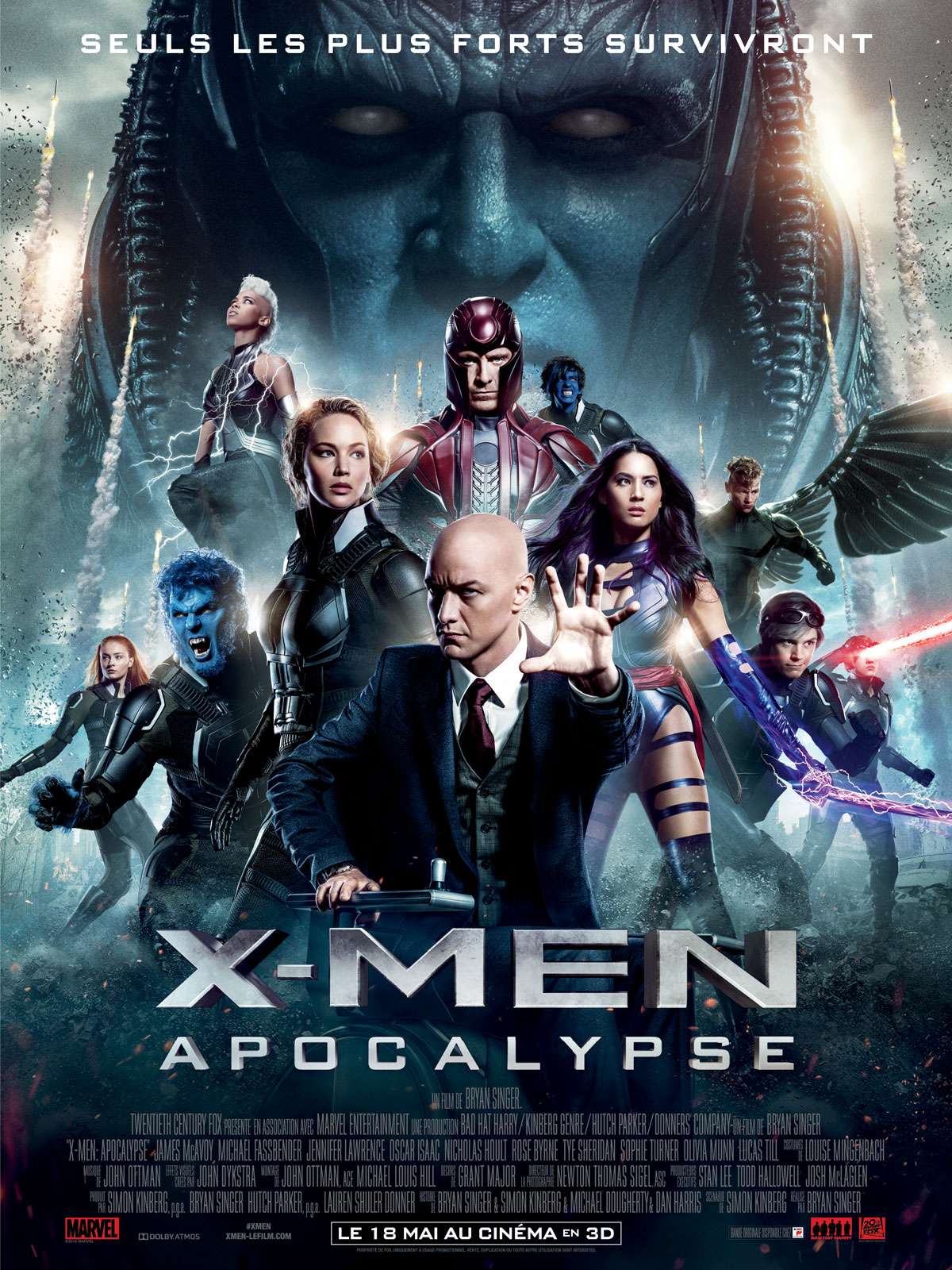 Affiche X-Men Apocalypse en 2016