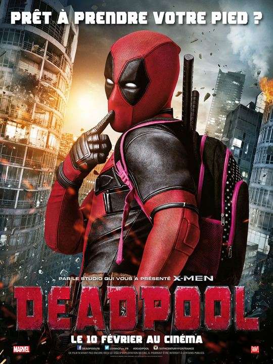 Affiche Deadpool en 2016